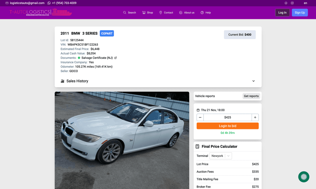 Bid auto